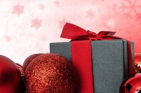 red christmas decoration for a holy night