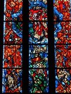 large window church glass colorful