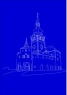 cathedral catholic blue