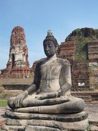 Buddha black Statue