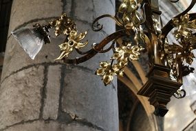 church chandelier in belgium