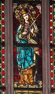 picture of the stained glass in church