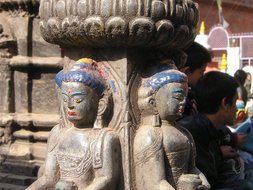 nepal stone figures