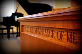 Pianoforte in church