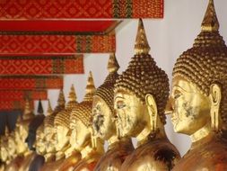 buddhism gold statue