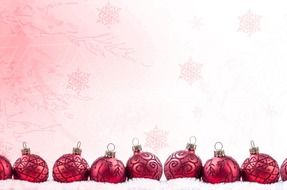 beautiful red christmas decoration