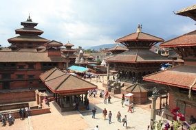 photo of the durbar square in Nepal