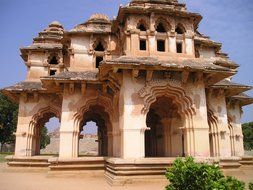 temple with arched entrances