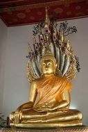 thailand gold statue temple