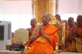 supreme patriarch praying