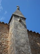 antique clock tower in Spain
