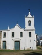 white church in brazil