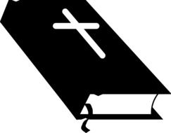 black bible as a graphic image