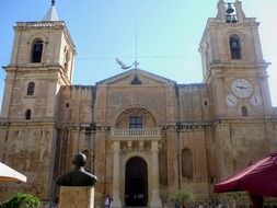 st johnâs cathedral, facade, malta, valletta