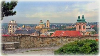 castle view in hungary