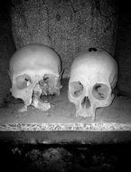 cult skull, Naples Italy