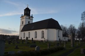 church in the cemetery in Westmanland
