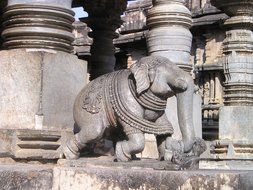 statue elephant in India