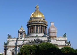 St. Isaac's Cathedral as a landmark of St. Petersburg