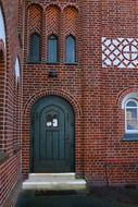 door in church