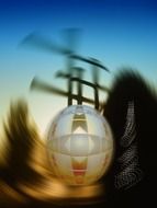 abstract photo of easter egg