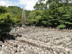 adashino nenbutsuji in Kyoto Japan