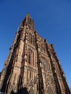 gothic cathedral in strasbourg