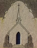 image of a church on the cornerstone