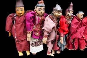 traditional asian puppets