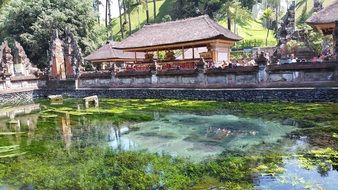 Tirta Empul is an important temple complex a in central Bali