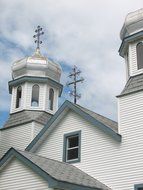 white wooden church