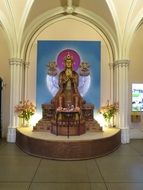 Buddha statue in a monastery