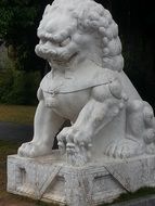 Lion stone statue China