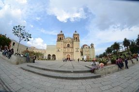 Templo de Santo Domingo, church on square, mexico, oaxaca