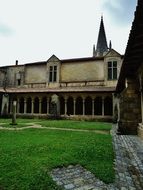 courtyard in a garden