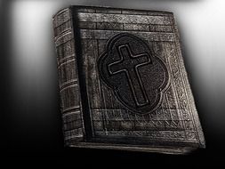 antique book of saints