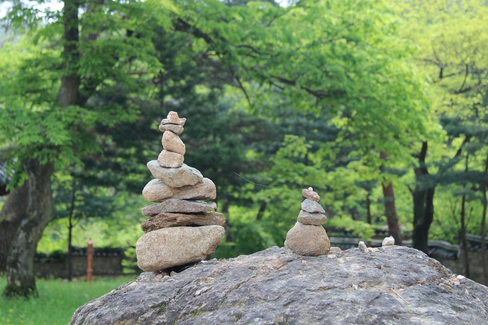 stone towers is sign of hope in buddhism