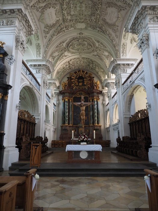 wedding altar christ in church