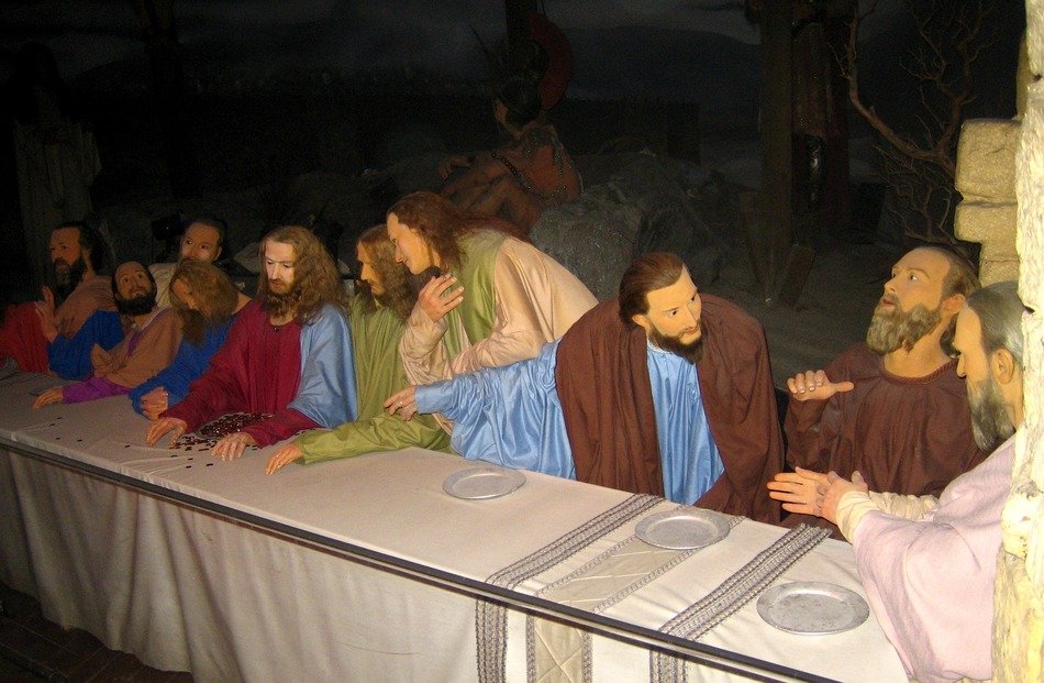 religion wax statues