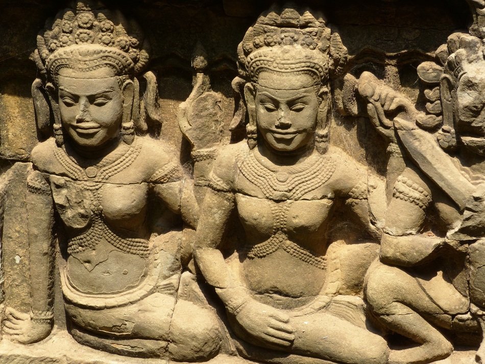 stone sculptures in cambodia