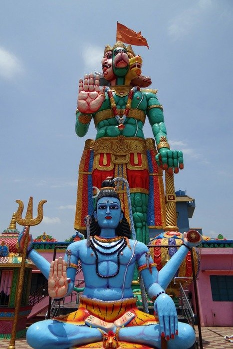 hanuman monkey god statue