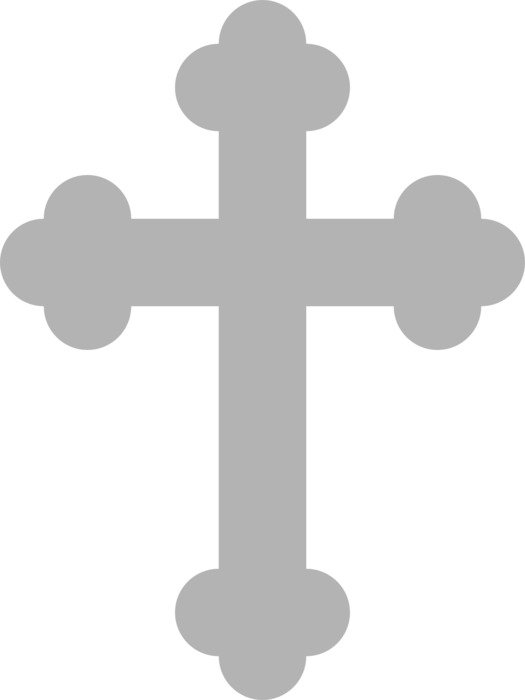 crusader cross christian gray drawing
