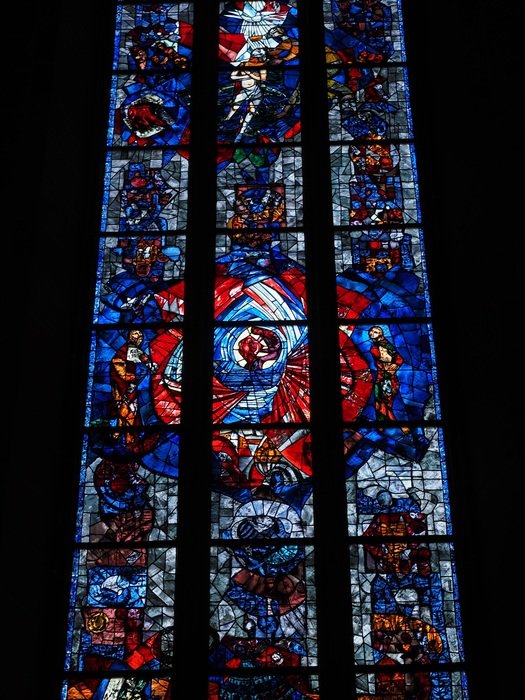 church window of stained glass