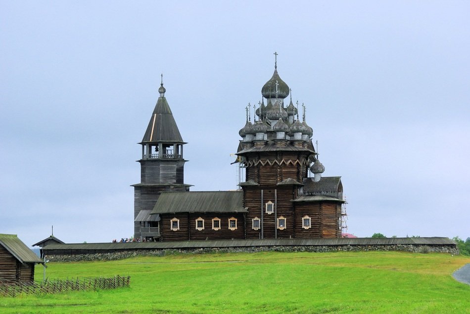wooden church in Karelia