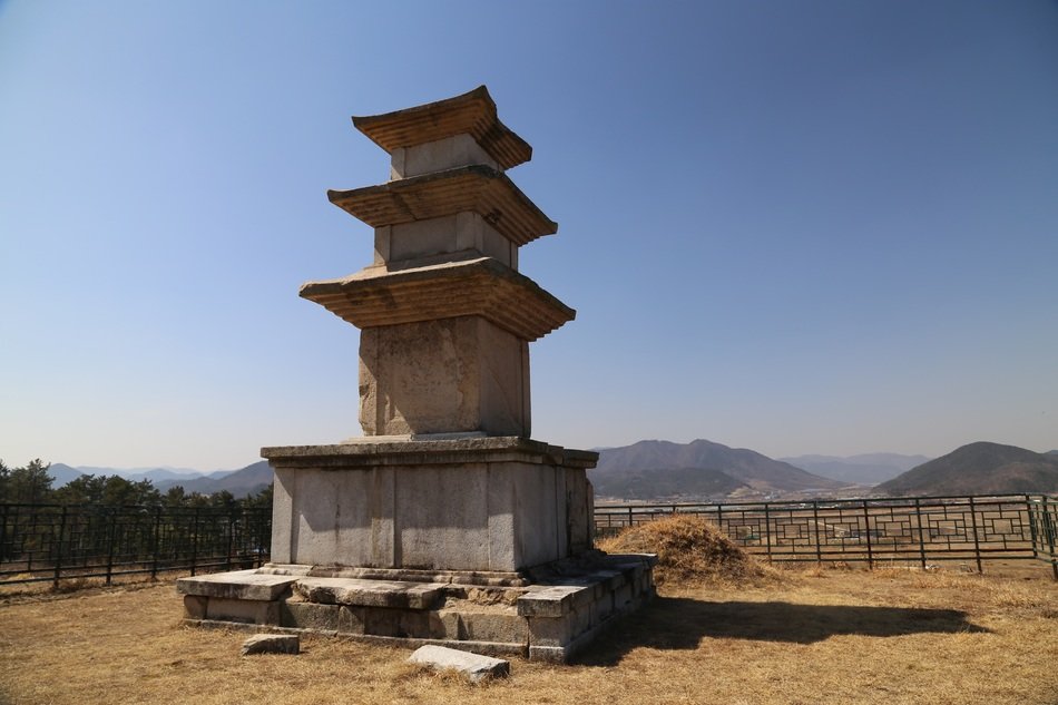 bubbhist stone tower in Korea