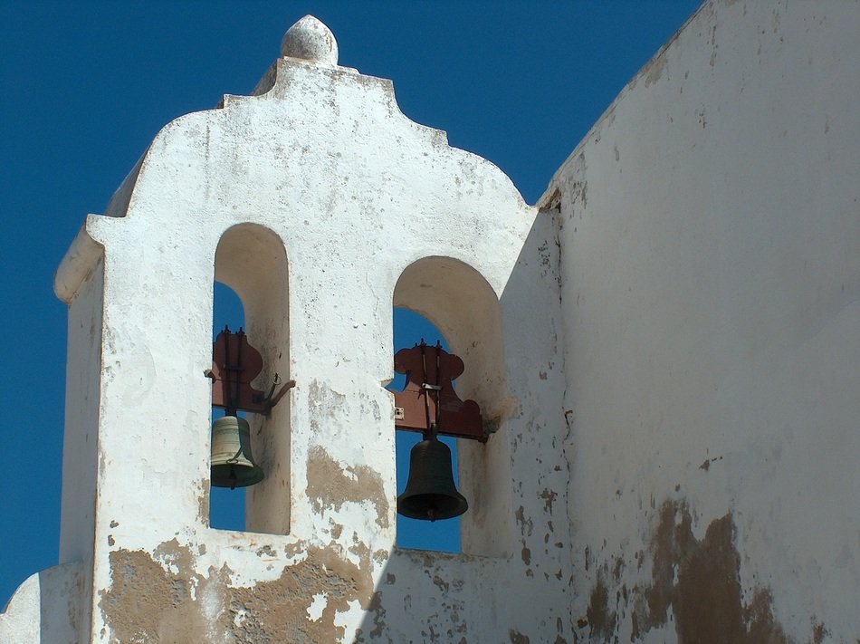 Bells in the church in Portugal