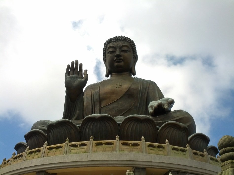 lotus buddha statue