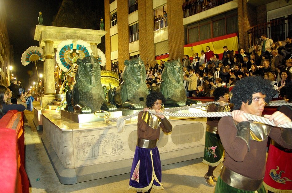 Cleopatra Parade in Spain