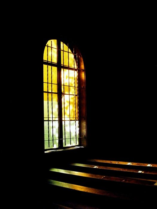 sunlight in the church