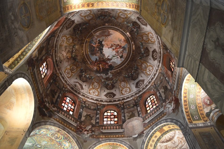 Interior of the Basilica of San Vital
